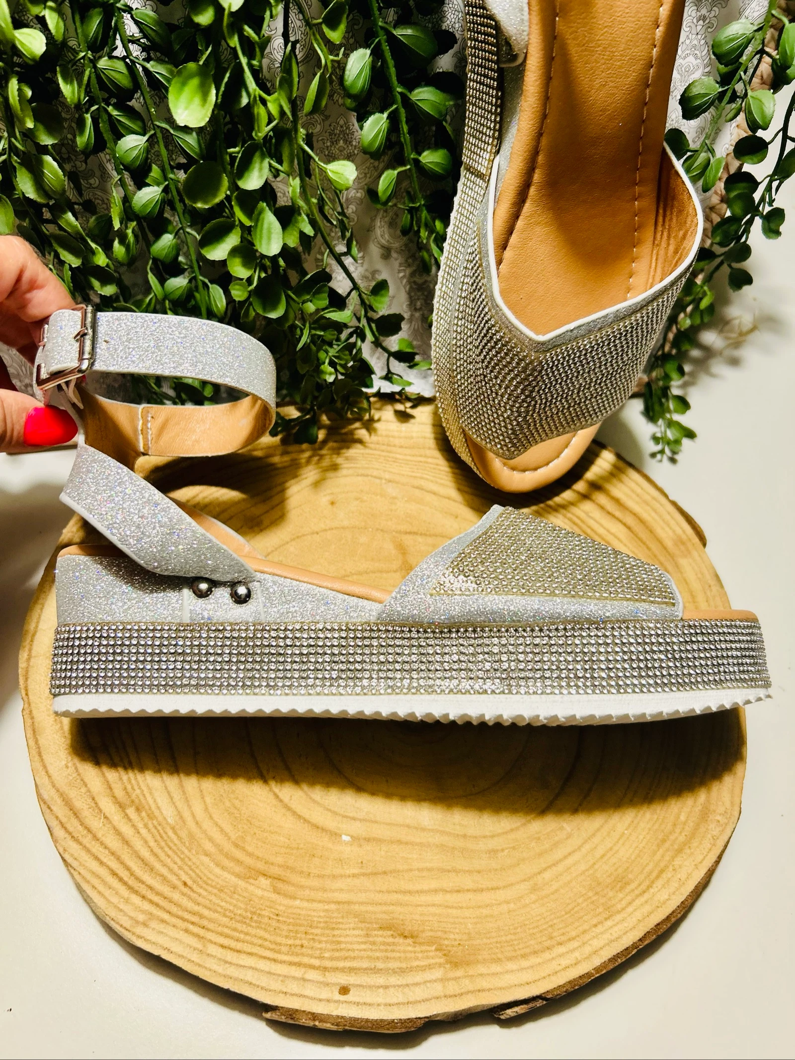 Glitter/Strash Effect Wedges – photo 16